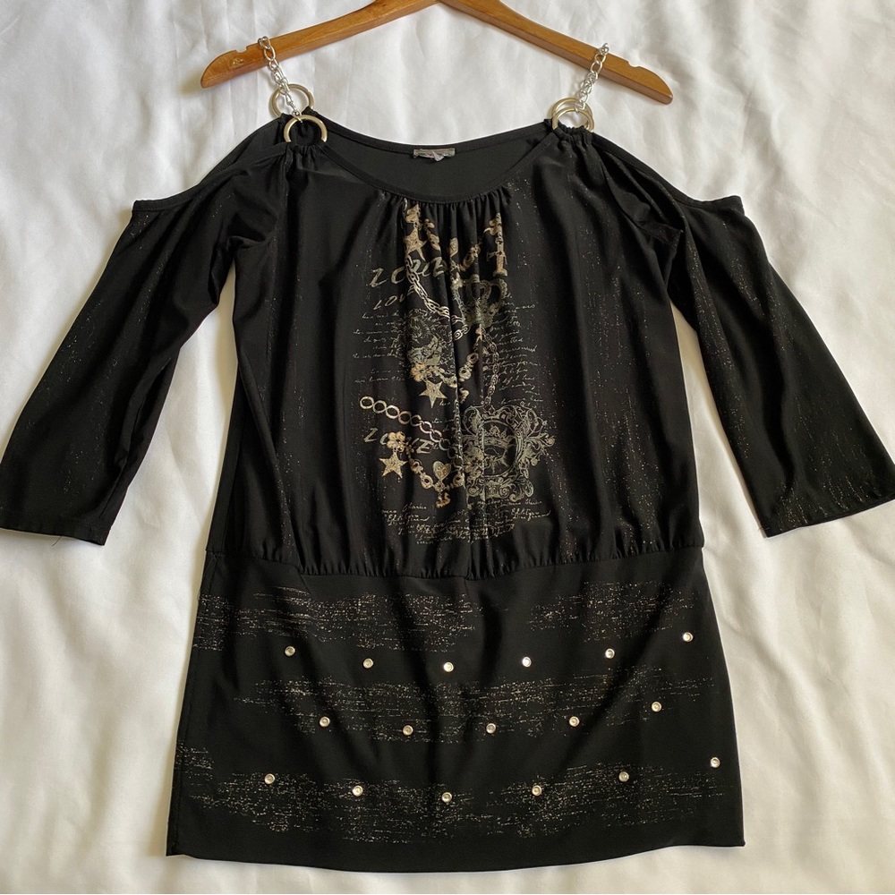Y2K chain strap top